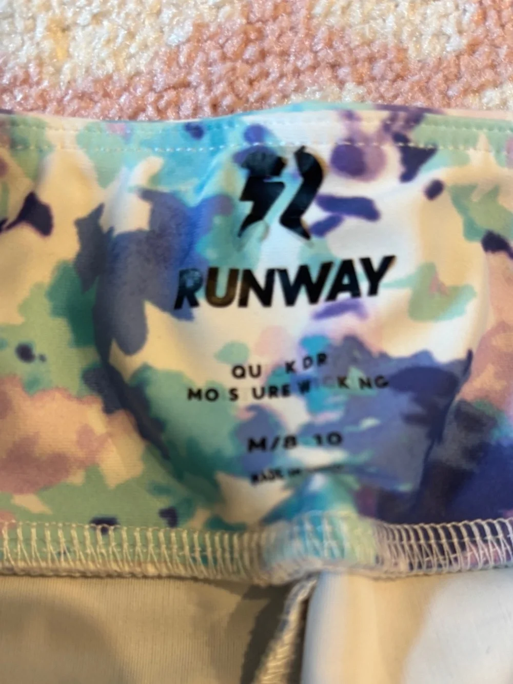 Floral Print Runway Skort - Girls Size 8/10